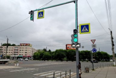 В этом году в Комсомольске-на-Амуре обновлено 37 пешеходных переходов